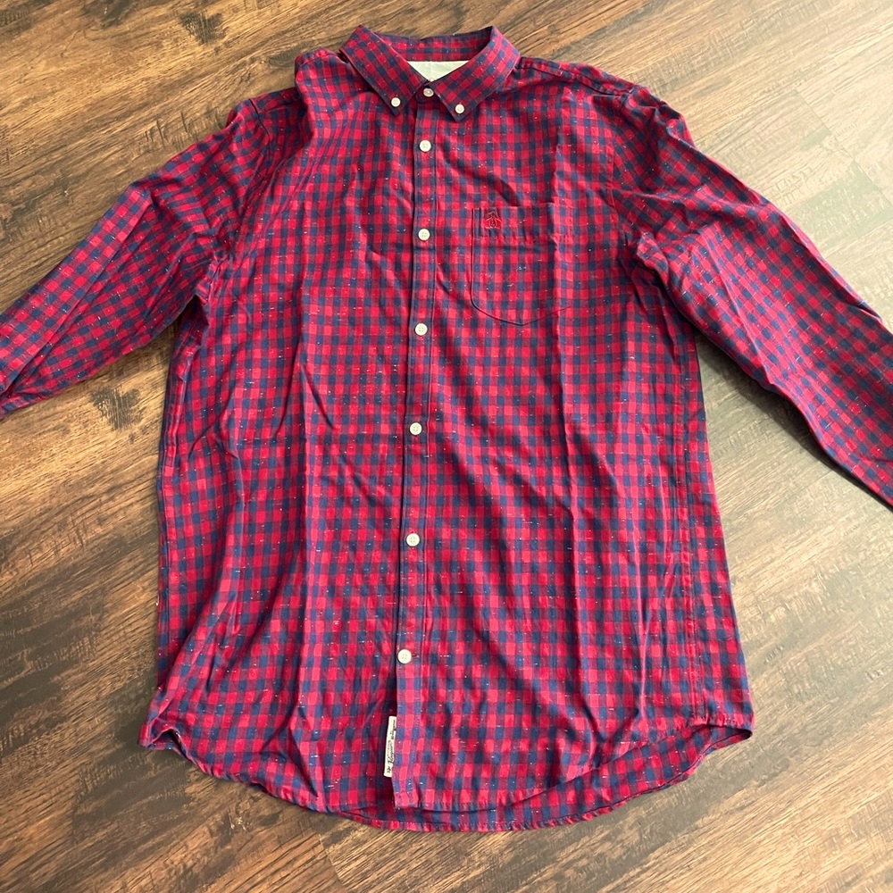 Mens Penguin Button Down